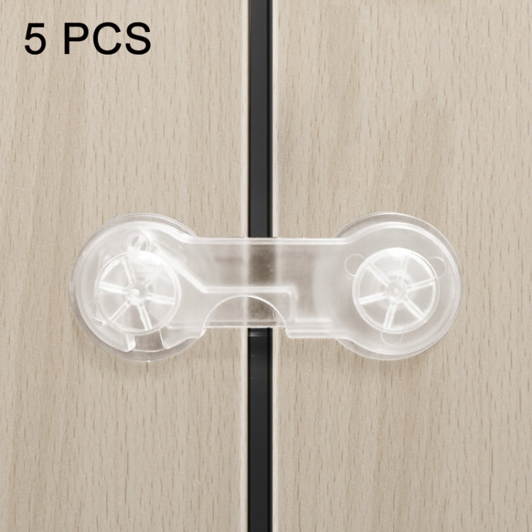 Blocco di sicurezza del frigorifero per porta dell'armadio antiapertura del cassetto dei bambini, 10 PCS/Pack, Pair Lock 10 PCS/Pack, 5 PCS/Pack, Pair Lock 5 PCS/Pack, 5 PCS Transparent +5 Pair Lock
