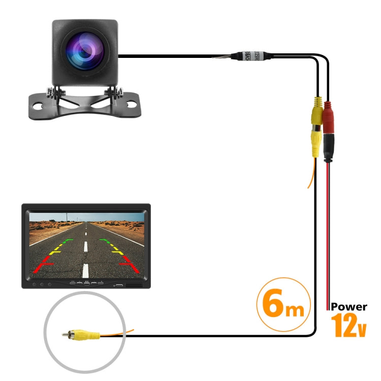 A17S AHD HD Night Vision Conversione CVBS per auto dopo aver visualizzato la telecamera, A17S