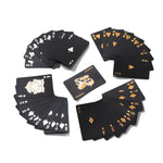 2 PCS Card Game Bronzing Carte da gioco impermeabili, 2 PCS Bronzing Waterproof Poker