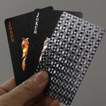 2 PCS Card Game Bronzing Carte da gioco impermeabili, 2 PCS Bronzing Waterproof Poker