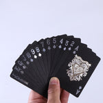 2 PCS Card Game Bronzing Carte da gioco impermeabili, 2 PCS Bronzing Waterproof Poker