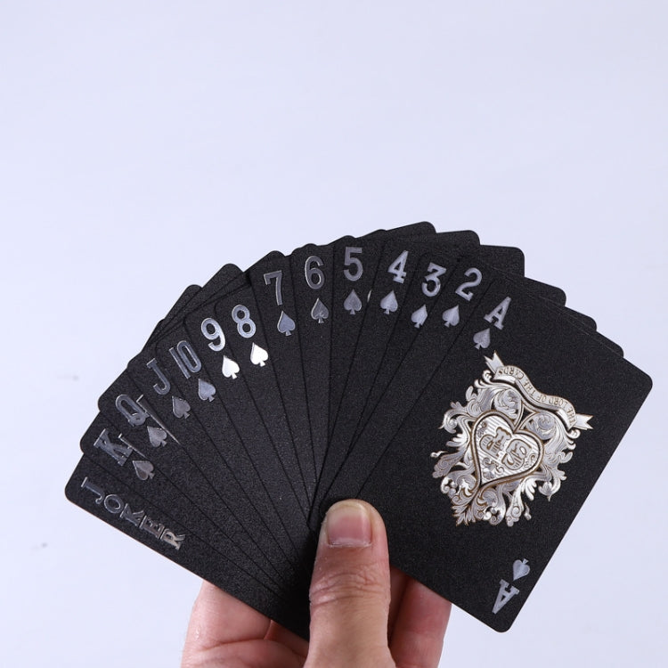2 PCS Card Game Bronzing Carte da gioco impermeabili, 2 PCS Bronzing Waterproof Poker