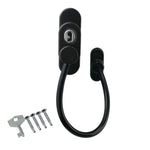 Limitatore di spinta per finestra con blocco di sicurezza anticaduta per bambini, colore:, White, Black, White (Thick), Black (Thick), White (Special Thick), Black (Special Thick), White (Enhanced), Black (Enhanced), White (High Standard)              ...