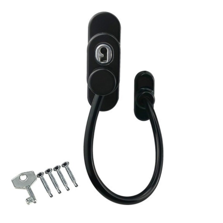 Limitatore di spinta per finestra con blocco di sicurezza anticaduta per bambini, colore:, White, Black, White (Thick), Black (Thick), White (Special Thick), Black (Special Thick), White (Enhanced), Black (Enhanced), White (High Standard)              ...