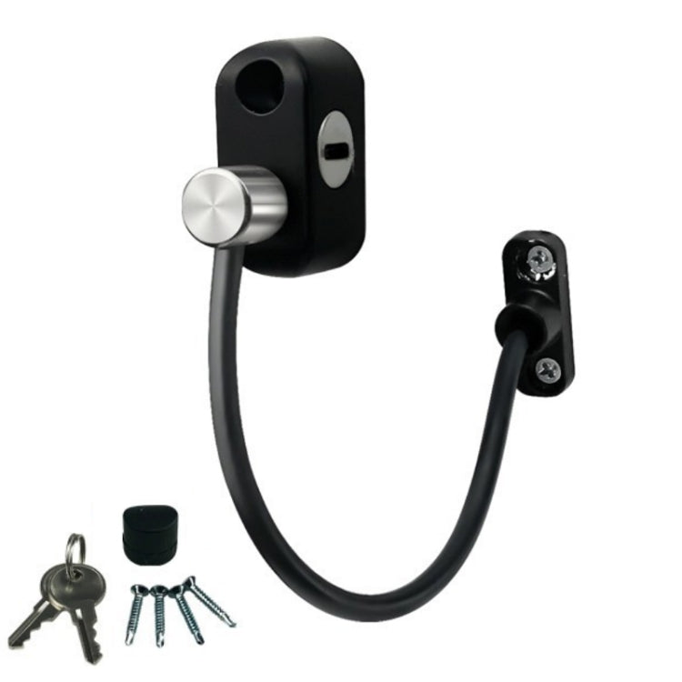 Limitatore di spinta per finestra con blocco di sicurezza anticaduta per bambini, colore:, White, Black, White (Thick), Black (Thick), White (Special Thick), Black (Special Thick), White (Enhanced), Black (Enhanced), White (High Standard)              ...