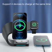 Caricabatterie wireless 4 in 1 per iPhone e iWatch
