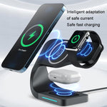 Caricabatterie wireless 4 in 1 per iPhone 12/13 e iWatch