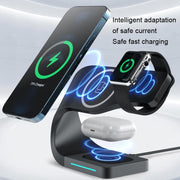 Caricabatterie wireless 4 in 1 per iPhone e iWatch
