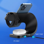 Caricabatterie wireless 4 in 1 per iPhone e iWatch