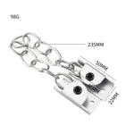 Protezione dell'installazione di punzonatura Serratura del limite della finestra dell'acciaio inossidabile, B Type Silver, B Type White, B Type Black, A Type Silver, A Type Black