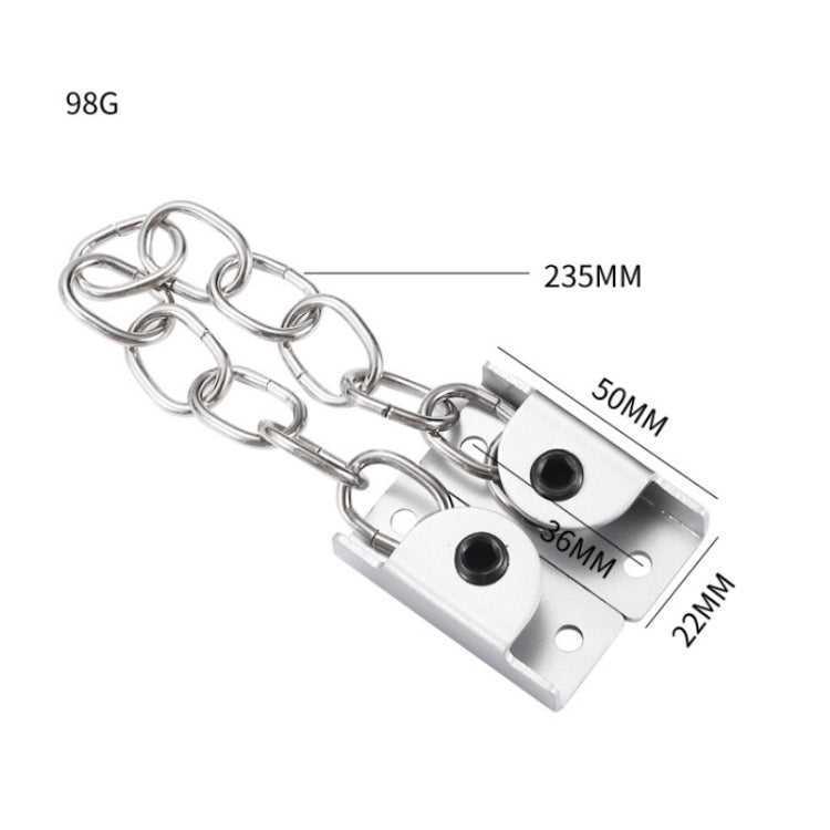 Protezione dell'installazione di punzonatura Serratura del limite della finestra dell'acciaio inossidabile, B Type Silver, B Type White, B Type Black, A Type Silver, A Type Black