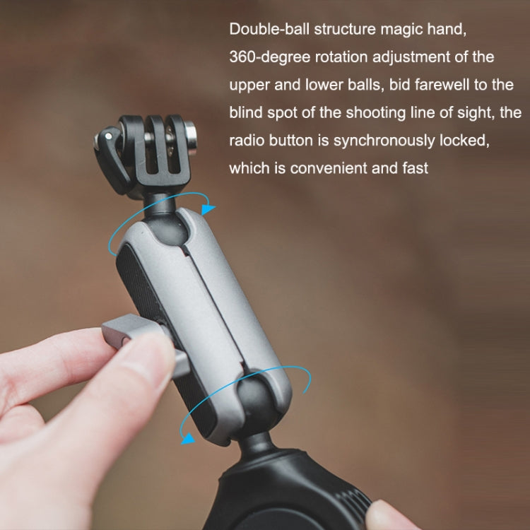 PGYTECH P-GM-155 Supporto per action camera per Action2 / GoPro / Insta360, Magnetic, Paste