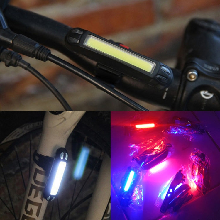 2 luci posteriori a LED ricaricabili per bicicletta, OPP Red Light, OPP White Light, OPP Red&White Light, OPP Red&Blue Light