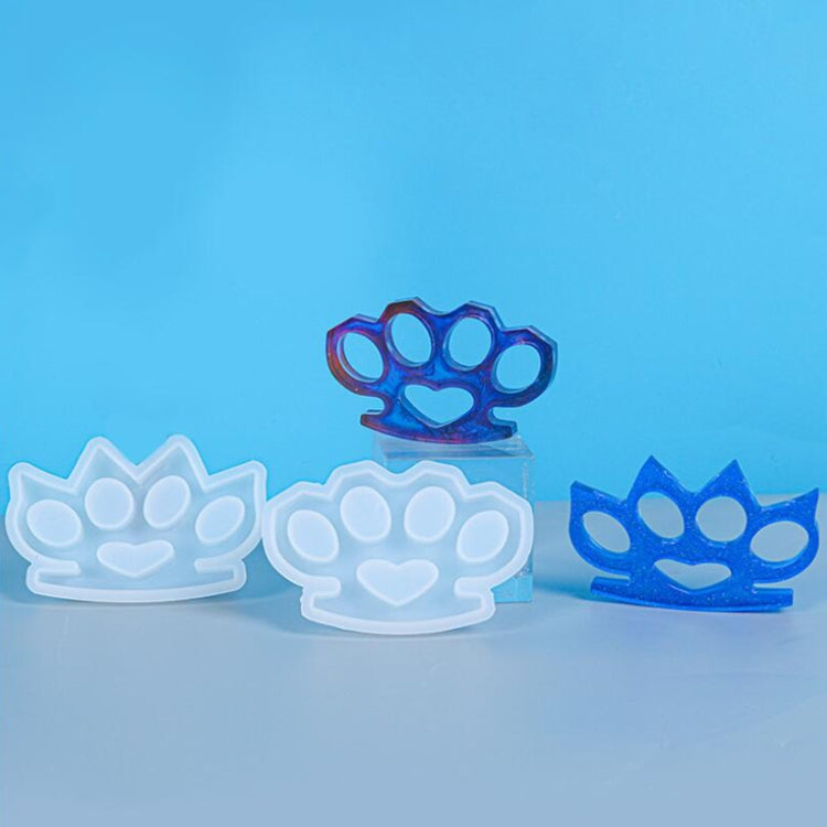 2 pezzi D650 Stampo in silicone fai-da-te per la difesa del dito della tigre, 2 PCS D650 01, 2 PCS D650 02