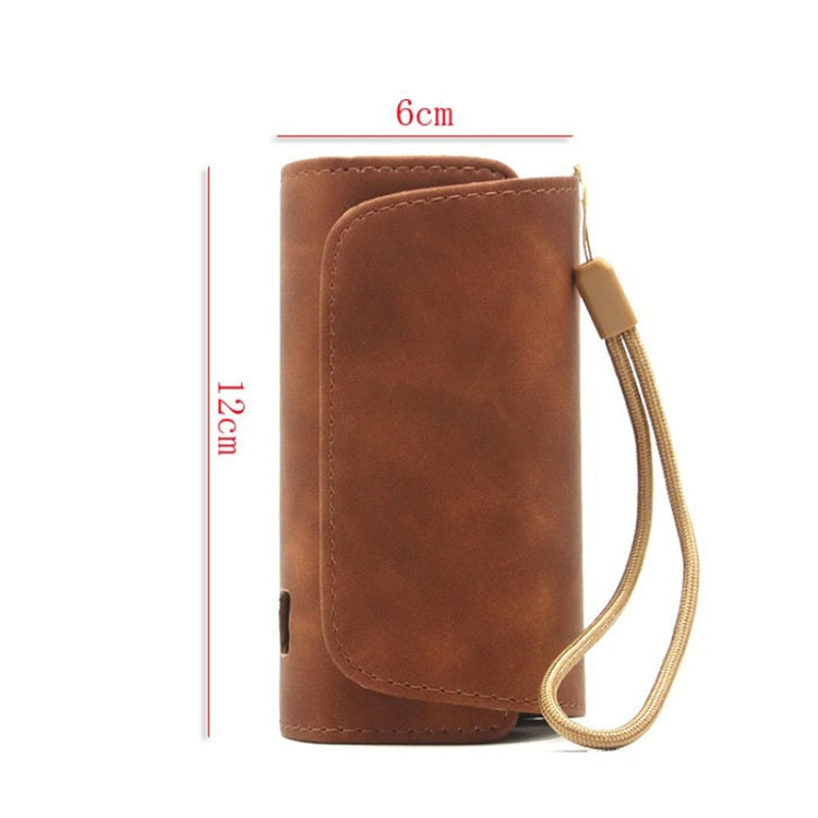 Custodia protettiva antiurto in pelle per sigaretta elettronica per IQO 3.0, Black, Blue, Brown, Coffee, Red, Grey, Green, Purple