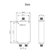Splitter di alimentazione a microstriscia SMA RF da 500 ~ 6000 MHz