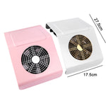 Collettore di polvere per aspirapolvere per nail art da 40 W, US Plug (White), EU Plug (White), US Plug (Pink), EU Plug (Pink)