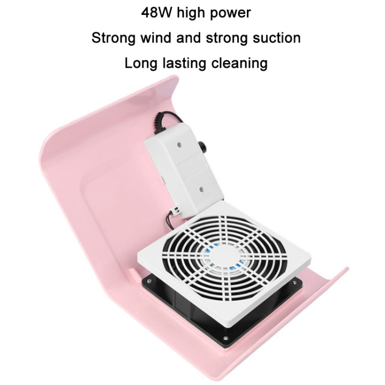 Collettore di polvere per aspirapolvere per nail art da 40 W, US Plug (White), EU Plug (White), US Plug (Pink), EU Plug (Pink)