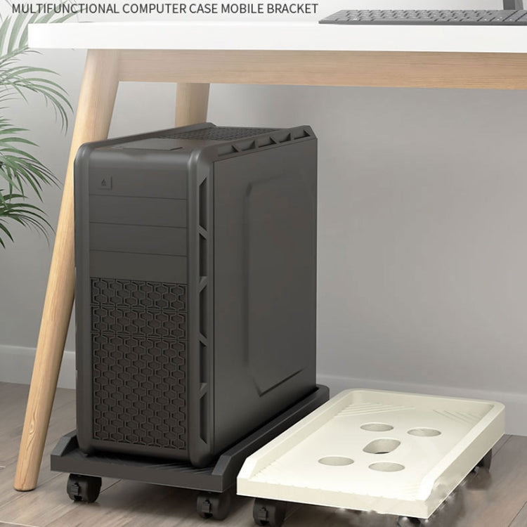 036-1 Host per computer desktop Rack maggiorato con ruote, specifiche:, Universal Wheel (Black), Universal Wheel (Apricot), Parallel Wheel (Black), Parallel Wheel (Apricot)