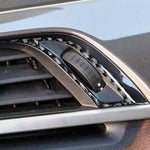 Per BMW X1 F48/X2 F39, set da 2 pezzi, adesivo per manopola di ventilazione del climatizzatore del cruscotto (guida a destra)., Right-Hand Drive