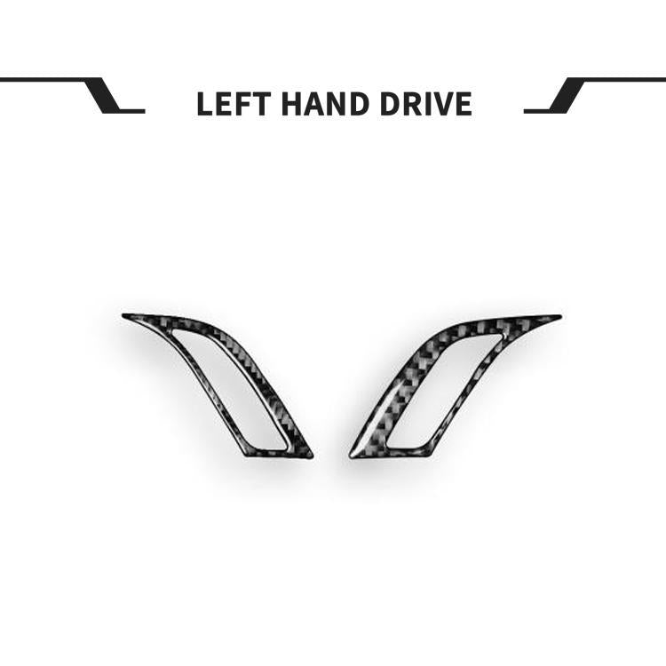 Per BMW X1 F48/X2 F39, set da 2 pezzi, adesivo per manopola di ventilazione del climatizzatore del cruscotto (guida a sinistra)., Left-Hand Drive