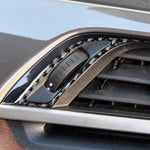 Per BMW X1 F48/X2 F39, set da 2 pezzi, adesivo per manopola di ventilazione del climatizzatore del cruscotto (guida a sinistra)., Left-Hand Drive