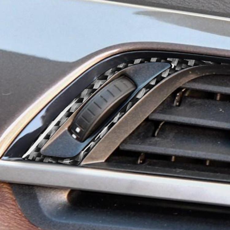 Per BMW X1 F48/X2 F39, set da 2 pezzi, adesivo per manopola di ventilazione del climatizzatore del cruscotto (guida a sinistra)., Left-Hand Drive