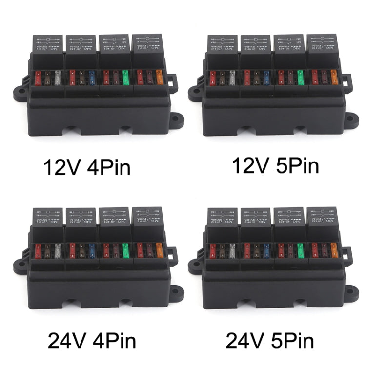Cassetta di assicurazione elettromagnetica modificata con radiografia per auto a relè, TF008-10 12V 4Pin, TF008-10 12V 5Pin, TF008-10 24V 4Pin, TF008-10 24V 5Pin