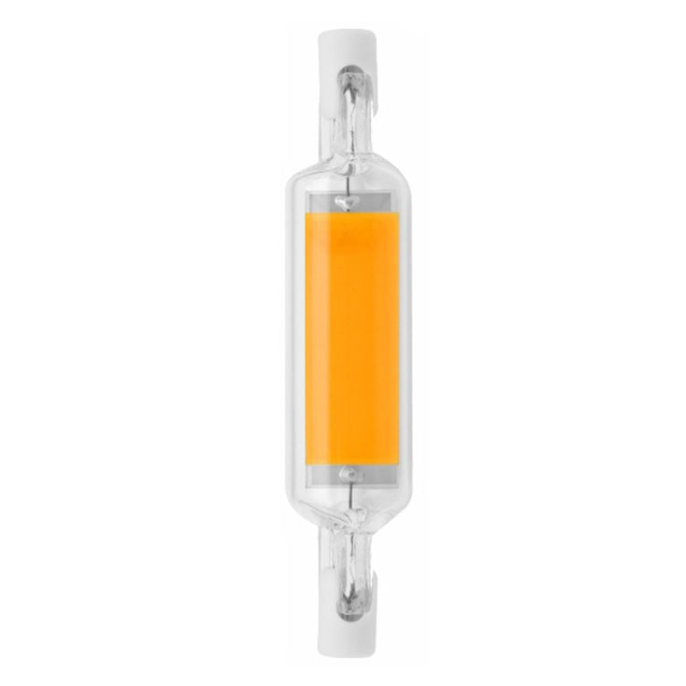 R7S LED COB Dimmer Lampada in vetro Luce plug-in orizzontale a doppia estremità, 78MM 10W, 118mm 20W