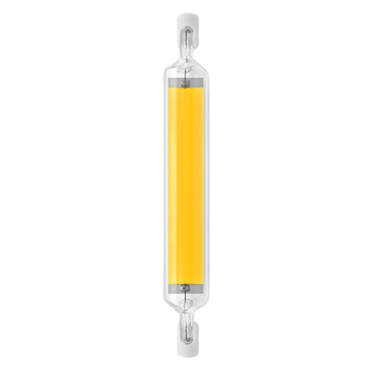 R7S LED COB Dimmer Lampada in vetro Luce plug-in orizzontale a doppia estremità, 78MM 10W, 118mm 20W