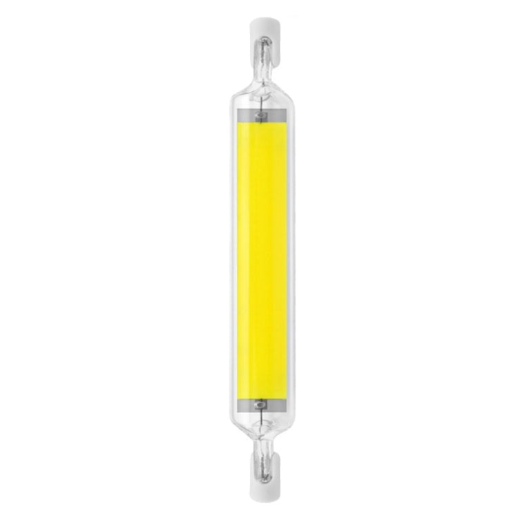 R7S LED COB Dimmer Lampada in vetro Luce plug-in orizzontale a doppia estremità, 78MM 10W, 118mm 20W