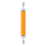 R7S LED COB Dimmer Lampada in vetro Luce plug-in orizzontale a doppia estremità, 78MM 10W, 118mm 20W