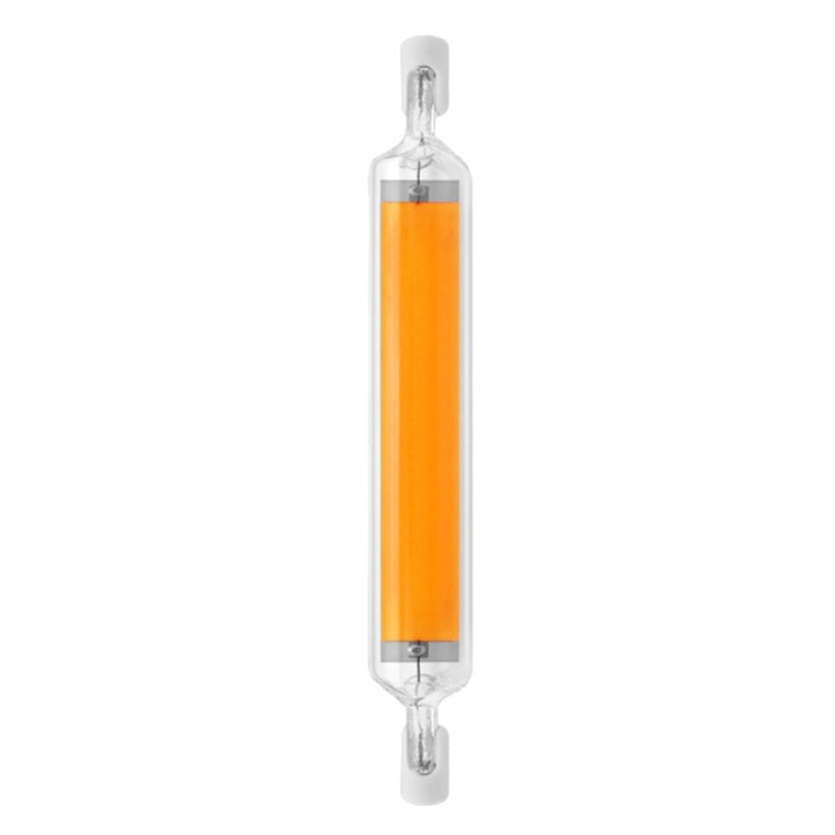 R7S LED COB Dimmer Lampada in vetro Luce plug-in orizzontale a doppia estremità, 78MM 10W, 118mm 20W
