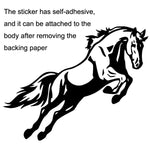5PCS FGM-002 Carving Reflective Stickers Adesivo corpo vettura cavallo al galoppo, Galloping Horse