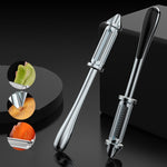 Coltello multifunzionale per sbucciare la frutta in acciaio inossidabile, 3 in 1, 5 in 1