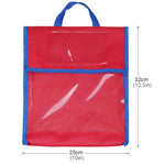 BG20080815 Tote Book Bag Toy Borsa per bambini in età scolare, Yellow, Green, Blue, Red