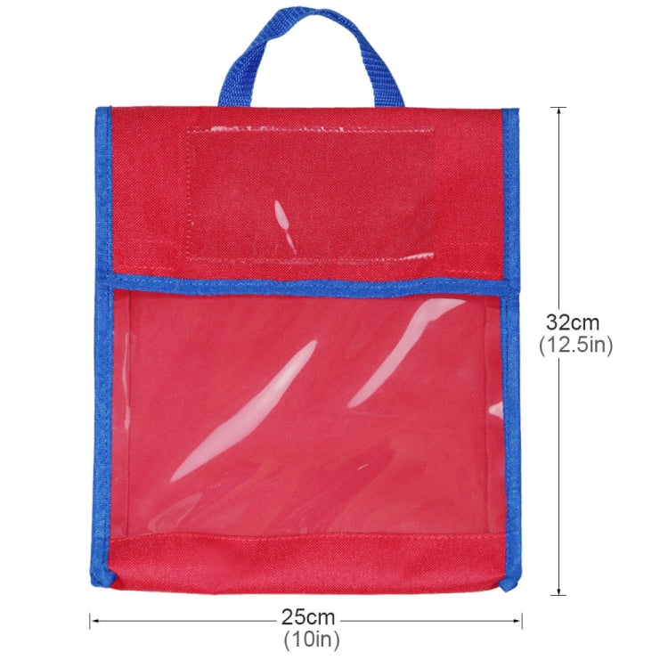 BG20080815 Tote Book Bag Toy Borsa per bambini in età scolare, Yellow, Green, Blue, Red