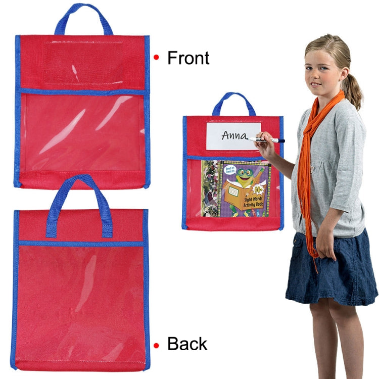BG20080815 Tote Book Bag Toy Borsa per bambini in età scolare, Yellow, Green, Blue, Red