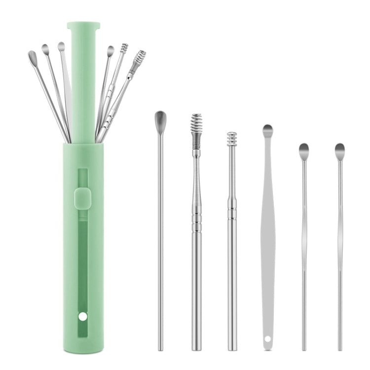 Set di paletta per l'orecchio di stoccaggio del cilindro push-pull da 2 confezioni, 6 PCS/Set Black, 6 PCS/Set Orange, 6 PCS/Set Yellow, 6 PCS/Set Blue, 6 PCS/Set Green, 7 PCS/Set Black, 7 PCS/Set Orange, 7 PCS/Set Yellow, 7 PCS/Set Blue, 7 PCS/Set Green