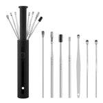 Set di paletta per l'orecchio di stoccaggio del cilindro push-pull da 2 confezioni, 6 PCS/Set Black, 6 PCS/Set Orange, 6 PCS/Set Yellow, 6 PCS/Set Blue, 6 PCS/Set Green, 7 PCS/Set Black, 7 PCS/Set Orange, 7 PCS/Set Yellow, 7 PCS/Set Blue, 7 PCS/Set Green