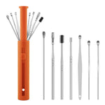 Set di paletta per l'orecchio di stoccaggio del cilindro push-pull da 2 confezioni, 6 PCS/Set Black, 6 PCS/Set Orange, 6 PCS/Set Yellow, 6 PCS/Set Blue, 6 PCS/Set Green, 7 PCS/Set Black, 7 PCS/Set Orange, 7 PCS/Set Yellow, 7 PCS/Set Blue, 7 PCS/Set Green