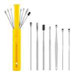 Set di paletta per l'orecchio di stoccaggio del cilindro push-pull da 2 confezioni, 6 PCS/Set Black, 6 PCS/Set Orange, 6 PCS/Set Yellow, 6 PCS/Set Blue, 6 PCS/Set Green, 7 PCS/Set Black, 7 PCS/Set Orange, 7 PCS/Set Yellow, 7 PCS/Set Blue, 7 PCS/Set Green