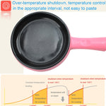 Fornello elettrico per frittata di uova da 350 W, pentola a vapore per padella, spina europea, stile:, Single Layer Set Yellow, Double Layer Set Yellow, Pan+Wood Shovel Yellow, Single Layer Set Pink, Double Layer Set Pink, Pan+Wood Shovel Pink