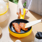 Fornello elettrico per frittata di uova da 350 W, pentola a vapore per padella, spina europea, stile:, Single Layer Set Yellow, Double Layer Set Yellow, Pan+Wood Shovel Yellow, Single Layer Set Pink, Double Layer Set Pink, Pan+Wood Shovel Pink