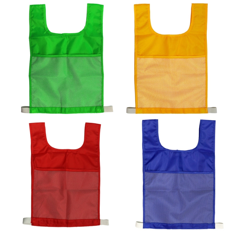 Gilet sportivo Numero di gioco Gilet didattico alfabeto, Yellow, Red, Light Green, Blue