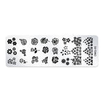 Strumenti per nail art modello di stampa nail art in acciaio inossidabile da 5 pezzi