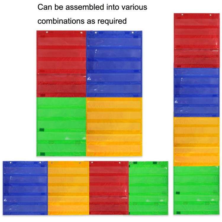 Forniture didattiche per appendere il magnete della lavagna, Blue, Red, Yellow, Green