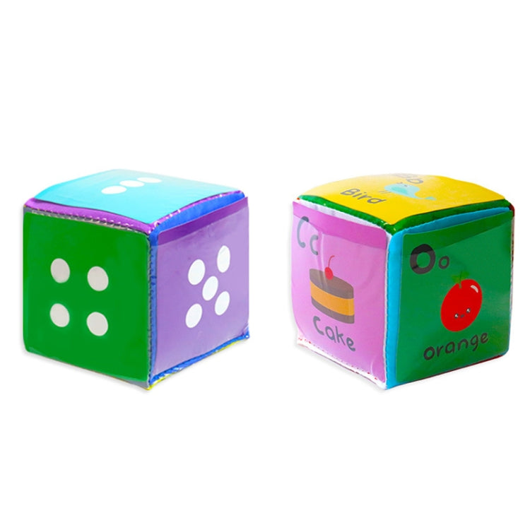Dadi con schede alfanumeriche per giochi educativi 2 pezzi