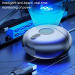 TJ01 Flying Saucer Razor Mini rasoio ricaricabile USB, Dark Gray, Champagne Golden