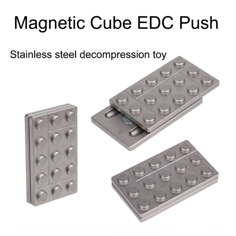 Giroscopio con punta delle dita del giocattolo di decompressione della scheda di spinta magnetica in metallo in acciaio inossidabile FS01, A Model
